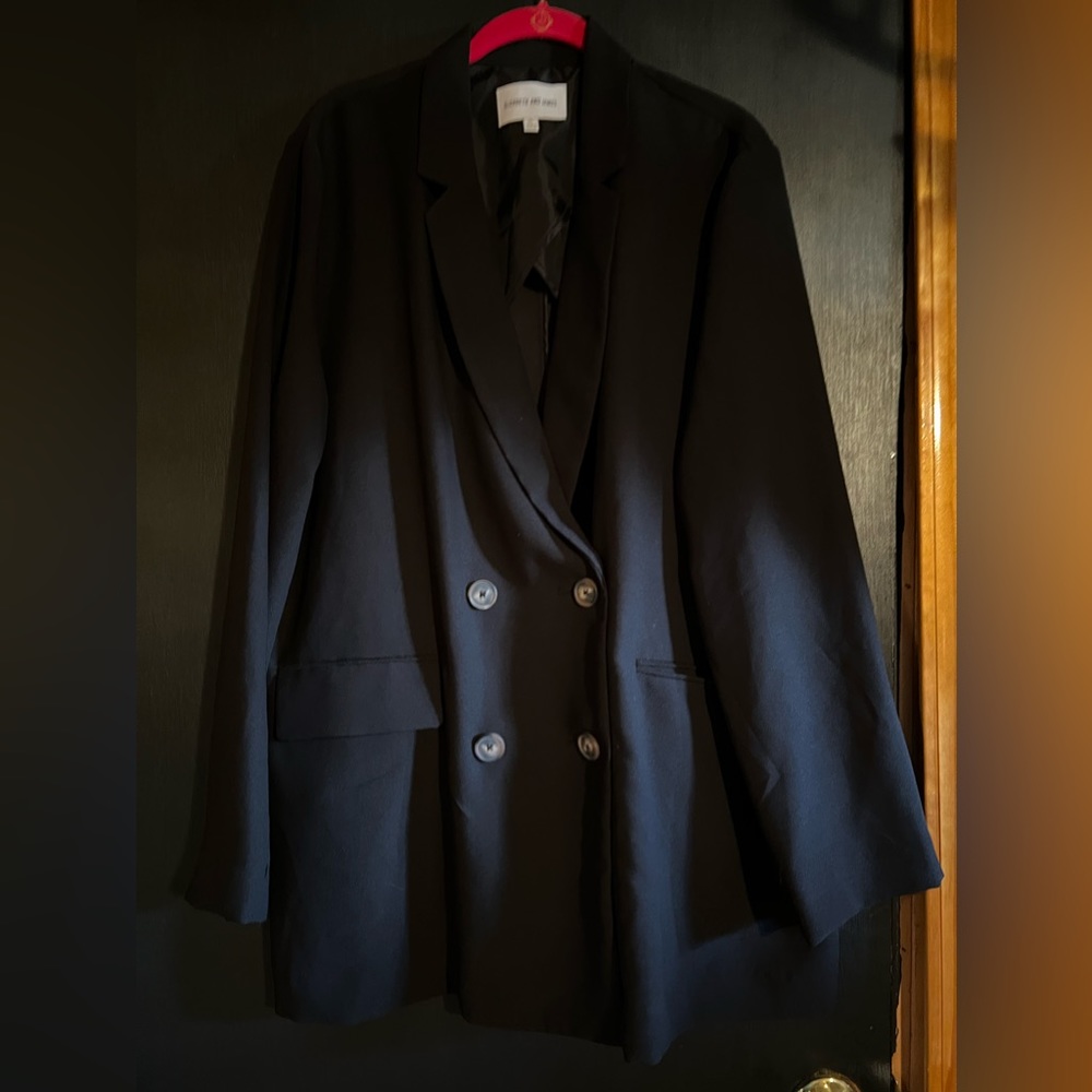 Elizabeth and James Black Blazer